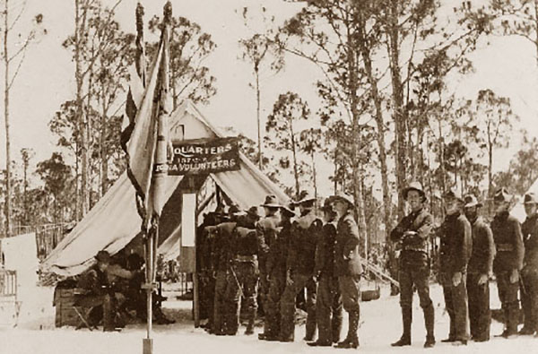 Members of the 157th Infantry Regiment
